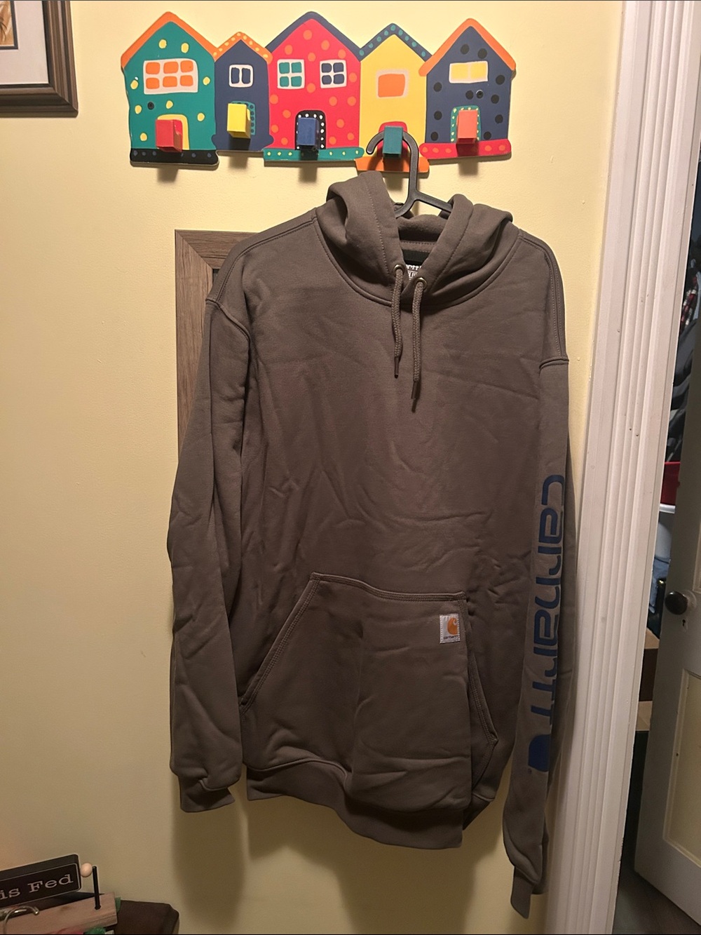 Carhartt Men's Hooded Work Sweatshirt - Olive